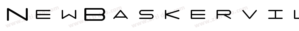 NewBaskervill 7字体转换